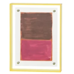 Linda Acrylic Photo Frame - Warm Olive