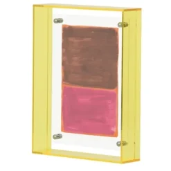 Linda Acrylic Photo Frame - Warm Olive