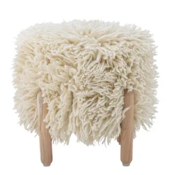 Lomba Wool Stool - Nature