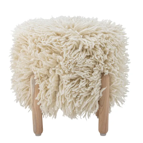 Lomba Wool Stool - Nature
