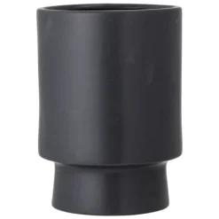 Mac Stoneware Flowerpot - Black