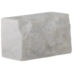 Magie Marble Candle Holder - White