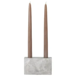 Magie Marble Candle Holder - White