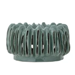 Mavel Stoneware Flowerpot - Green