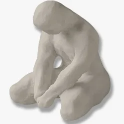 Meditating Man Art Piece
