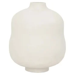 Mille Ceramic Vase - Almond Milk
