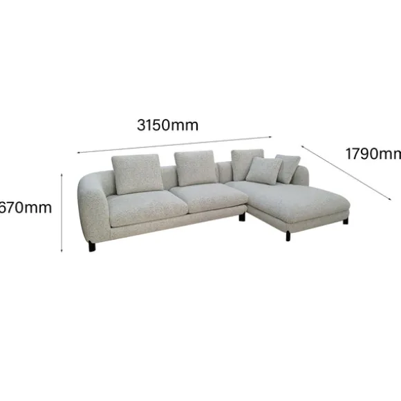 Morgan L Shape Sofa