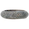 Oshin Stoneware Candle Holder - Grey