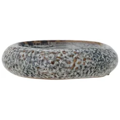Oshin Stoneware Candle Holder - Grey