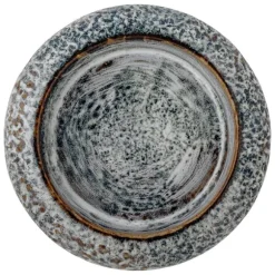 Oshin Stoneware Candle Holder - Grey
