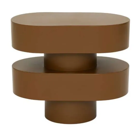Ovaali Metal Side Table