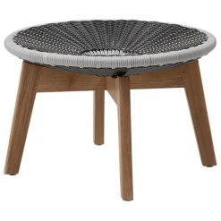 Peacock Footstool/Side Table