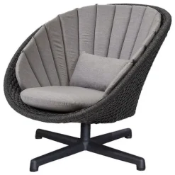 Peacock Swivel Lounge Chair - Soft Rope