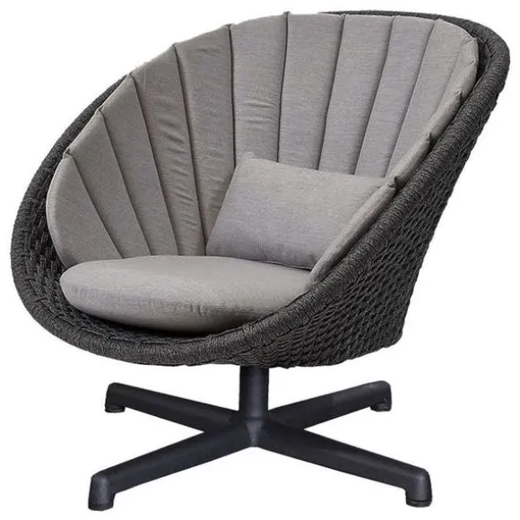 Peacock Swivel Lounge Chair - Soft Rope