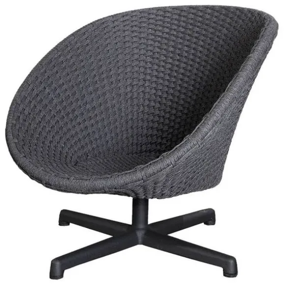 Peacock Swivel Lounge Chair - Soft Rope