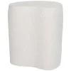 Petra Ceramic Side Table - White
