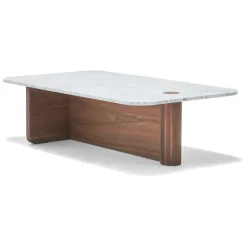 Pivot Rectangular Marble Coffee Table