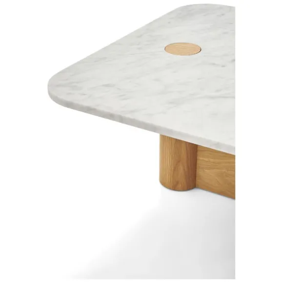 Pivot Rectangular Marble Coffee Table
