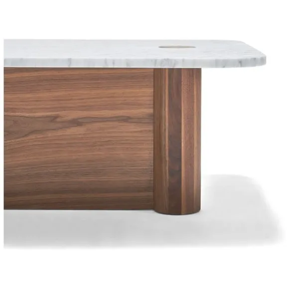 Pivot Rectangular Marble Coffee Table