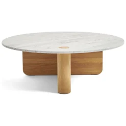 Pivot Round Marble Coffee Table