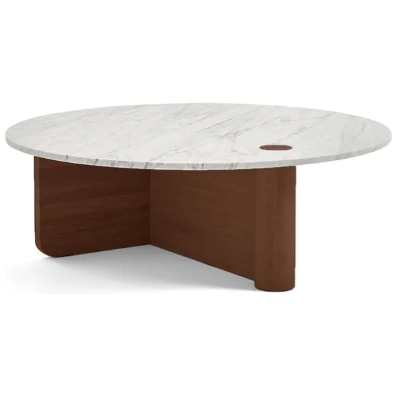Pivot Round Marble Coffee Table