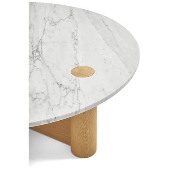 Pivot Round Marble Coffee Table