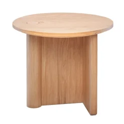Pivot Round Timber Side Table