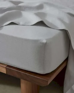 Ravello French Flax Linen Fitted Sheet