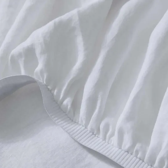 Ravello French Flax Linen Fitted Sheet