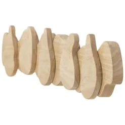 Ross Rubberwood Coat Rack - Nature