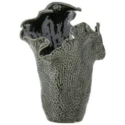 Safiya Stoneware Vase - Green