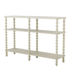 Salino Pine Console Table - White