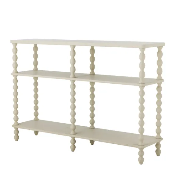 Salino Pine Console Table - White