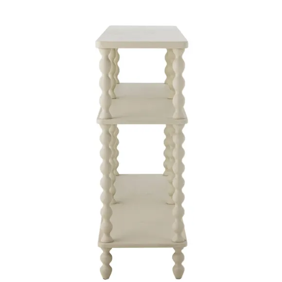 Salino Pine Console Table - White