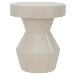 Sculptural Side Table - Natural