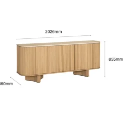 Senna 5 Doors Sideboard