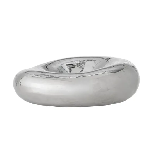 Shine Stoneware Bowl - Silver