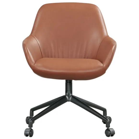 Sinum Swivel Arm Chair with Castors