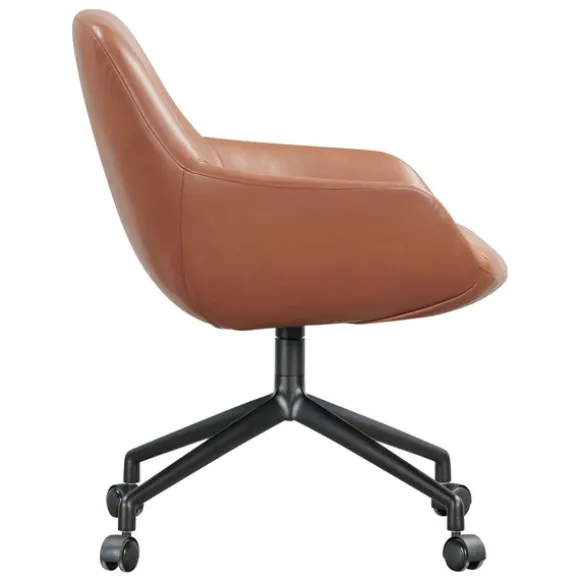 Sinum Swivel Arm Chair with Castors