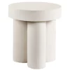 Slab Round Side Table