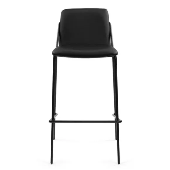 Sling Leather Bar Stool