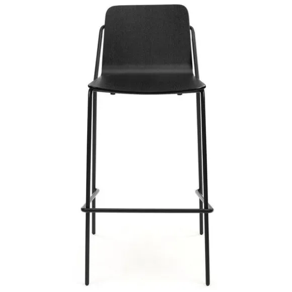Sling Wooden Bar Stool