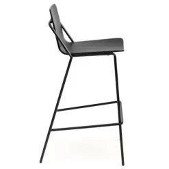 Sling Wooden Bar Stool