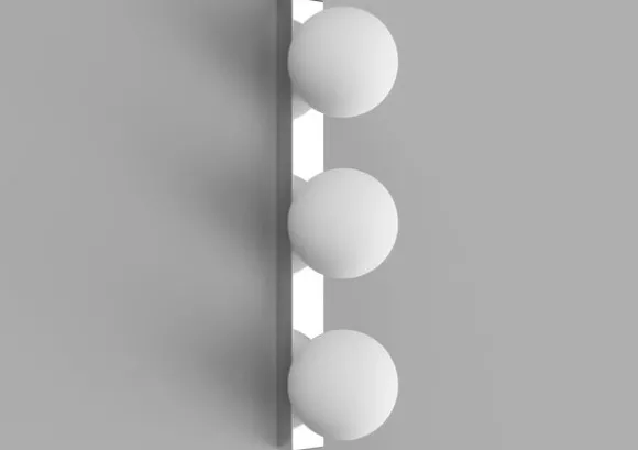 Sphere 3Lt Wall Light