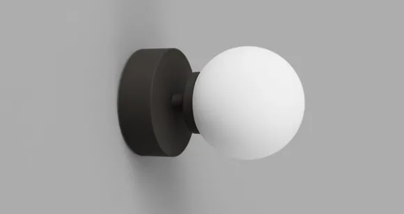 Sphere Short Arm Wall Light