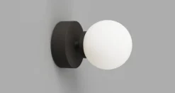 Sphere Short Arm Wall Light
