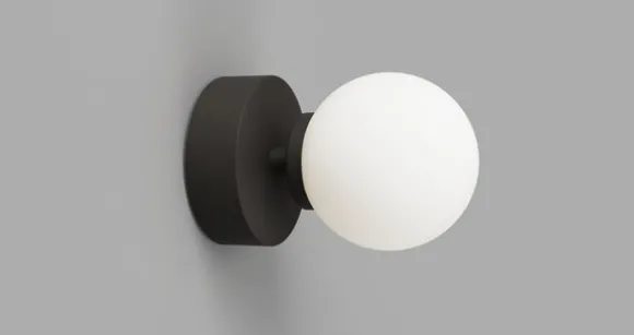 Sphere Short Arm Wall Light