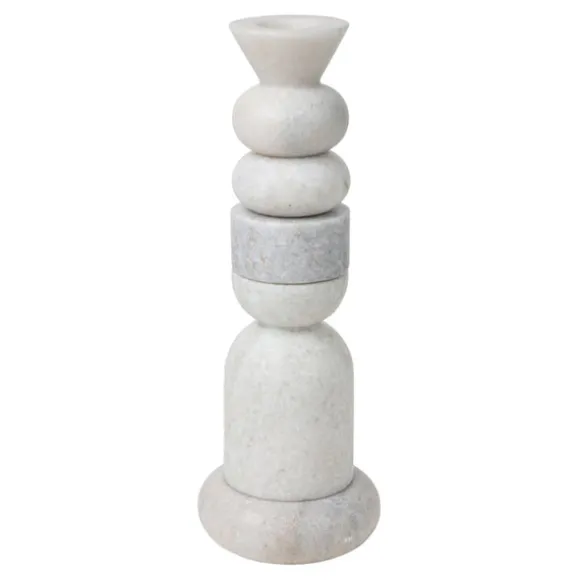 Stone Stacking Candleholder
