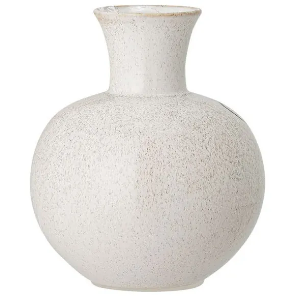 Stoneware Vase - White 19.5cm