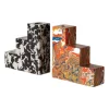 Swirl Stepped Bookends - Set of 2
